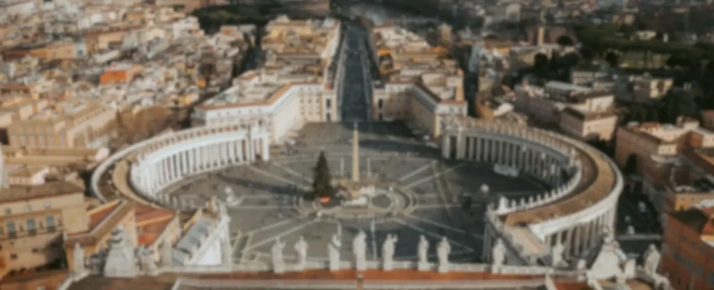 Plaza del Vaticano en la ciudad del Vaticano, Roma, Italia