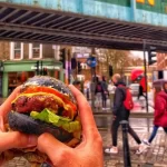 Hamburguesas veganas en Camden Town en Londres