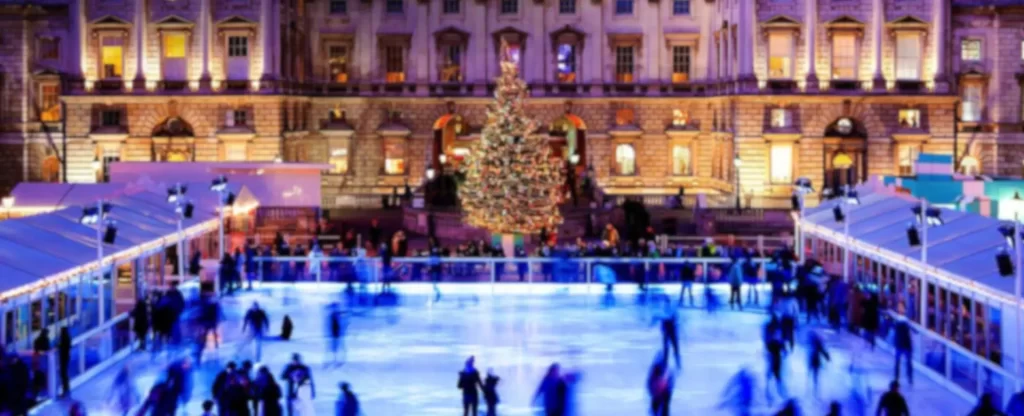 Pista de hielo en Londres en Navidad