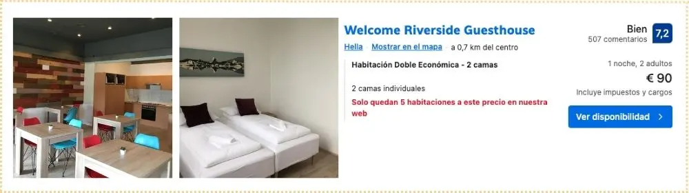 Alojamiento Riverside Islandia
