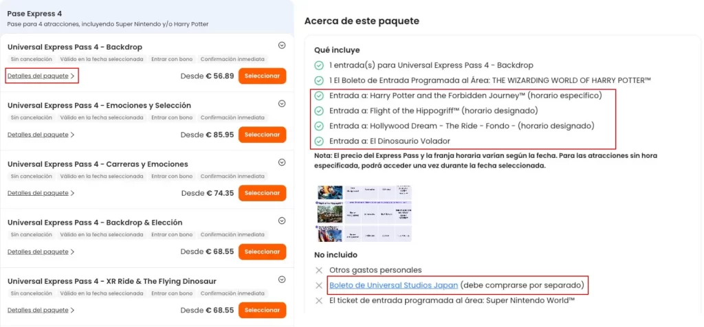 Express Pass de USJ en Klook