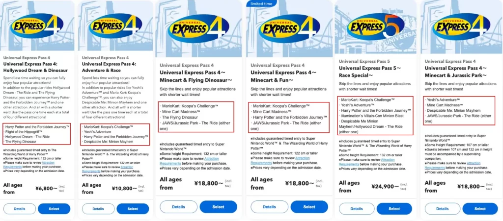 Express Pass - Sitio Oficial USJ